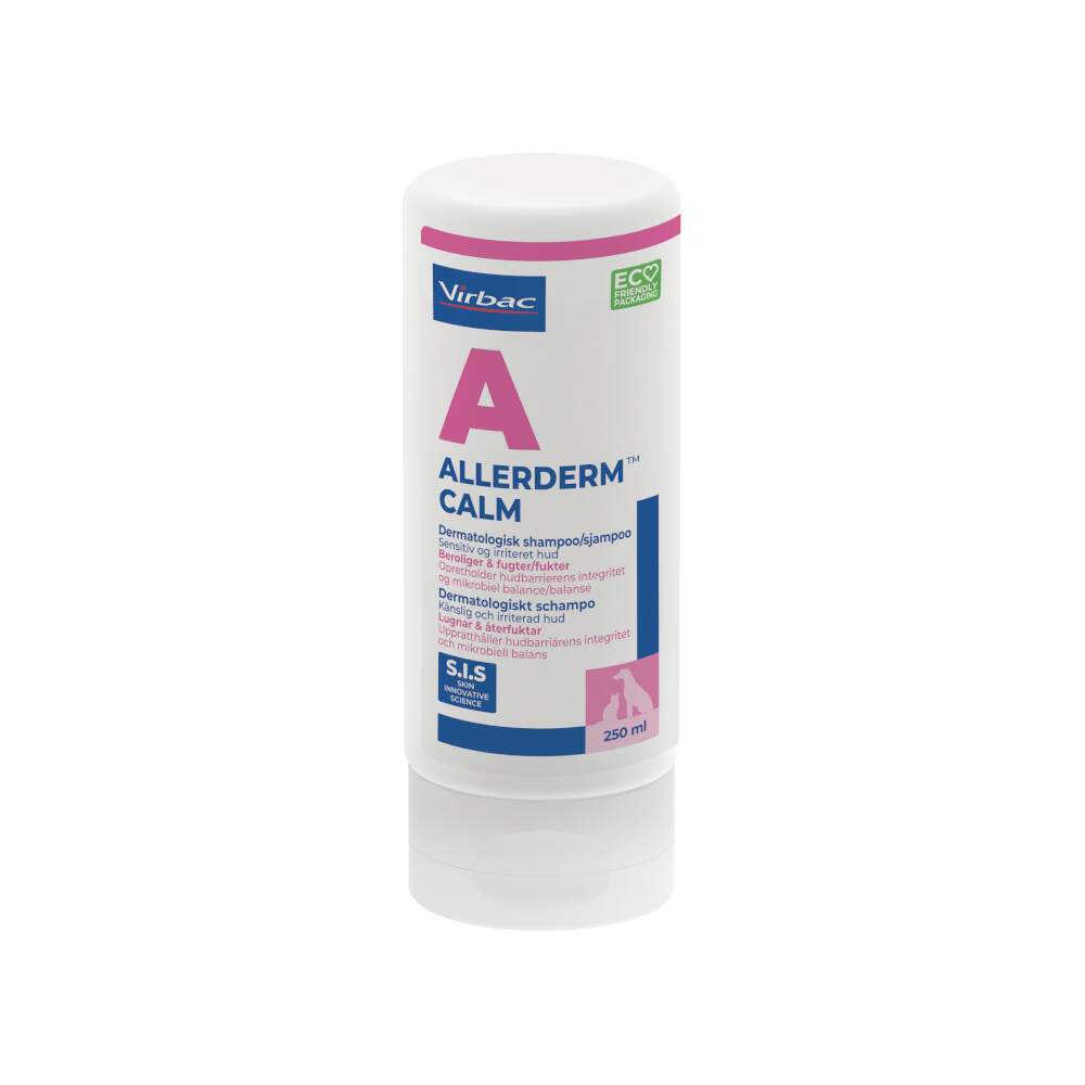 Virbac Allerderm Calm šampūns, suņiem/kaķiem,250 ml - Produkta attēls