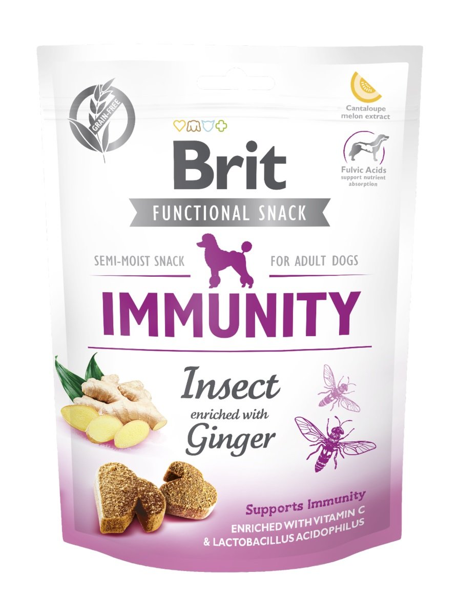 Brit Care Immunity funkciniai skanėstai šunims su vabzdžiais, 150g -  1