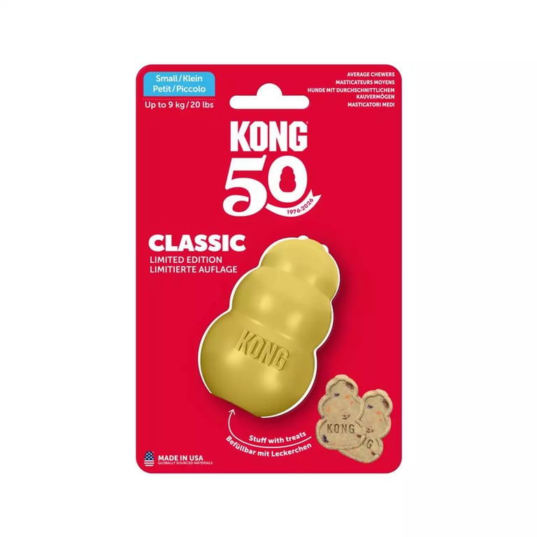 KONG Classic täidetav mänguasi L, kuldne - Tootepilt 2