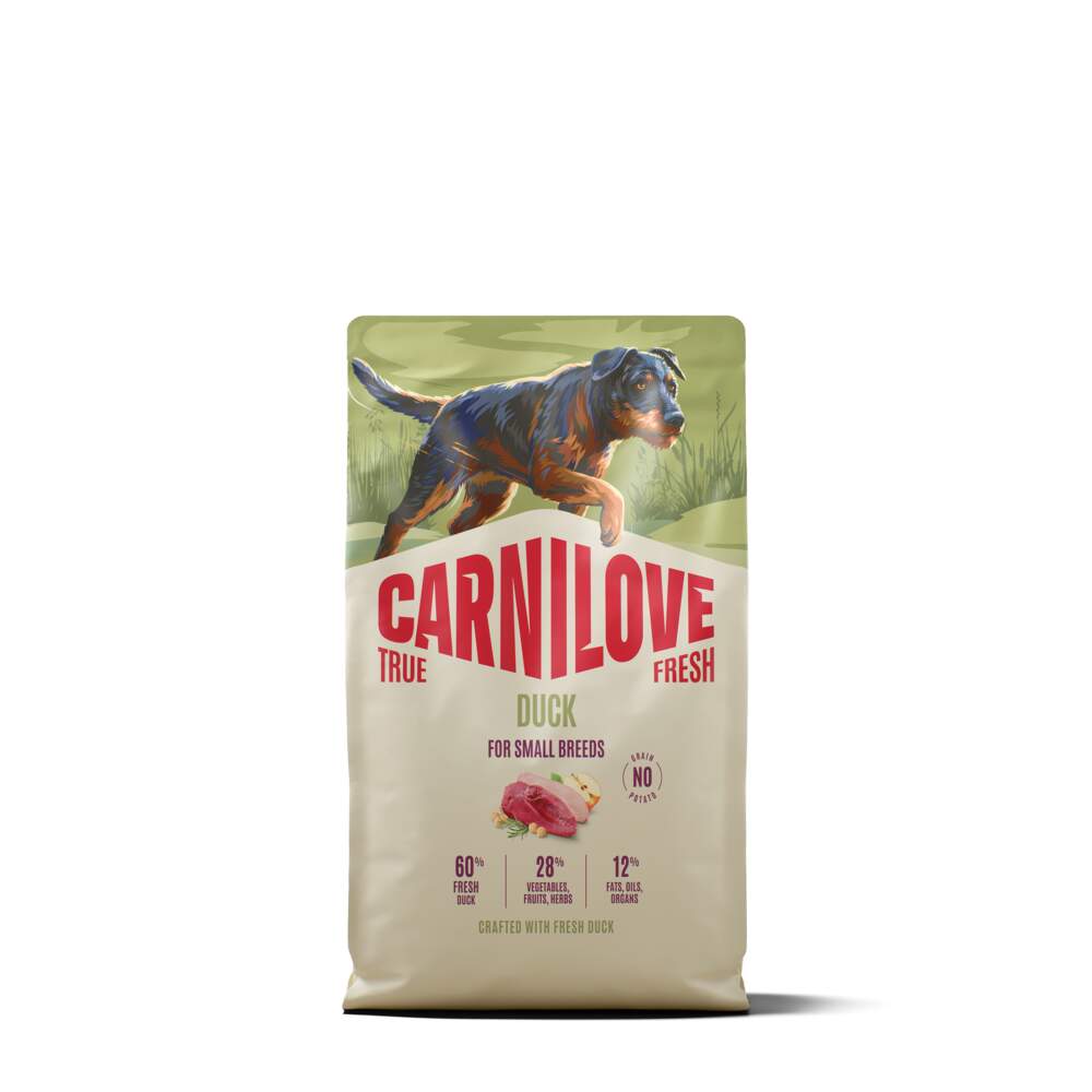 CARNILOVE True Fresh Small sausā barība suņiem, pīle, 4kg - Produkta attēls