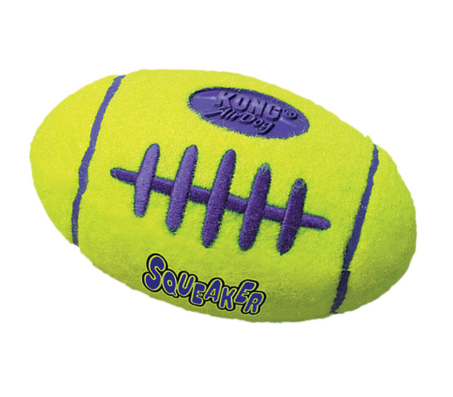 KONG AirDog Squeakair Football bumba M - Produkta attēls
