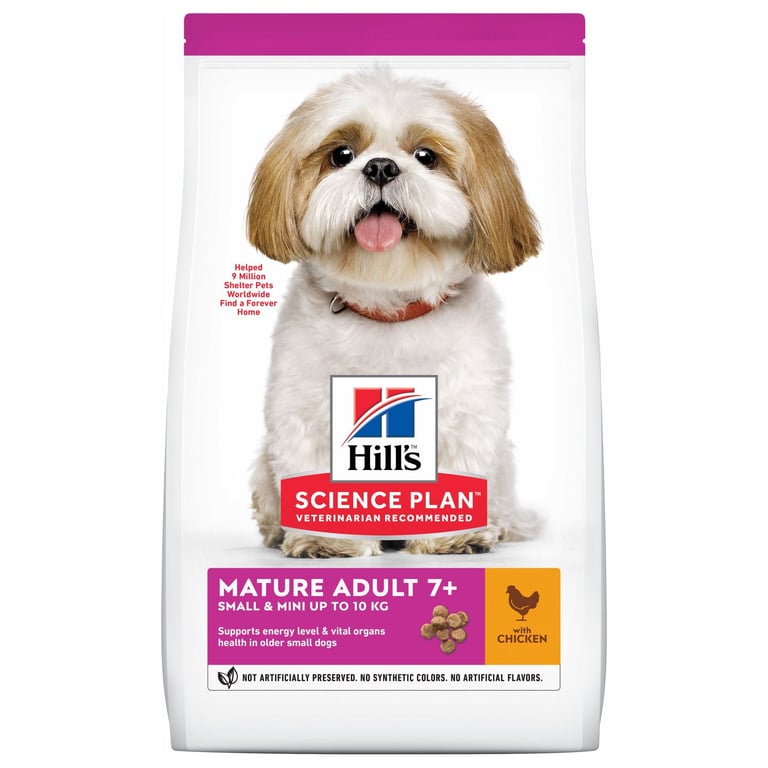 Hill's Science Plan Mature Small&Mini maistas šunims  su višt. 1,5 kg