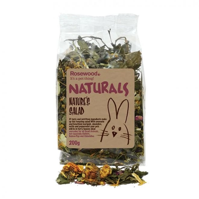 Rosewood Nature's Salad kārumi grauzējiem, 200 g - Produkta attēls