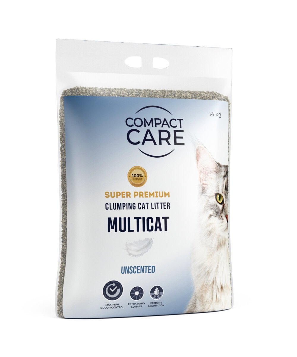 Compact Care Multicat bekvapis kraikas katėms, 14 kg - 