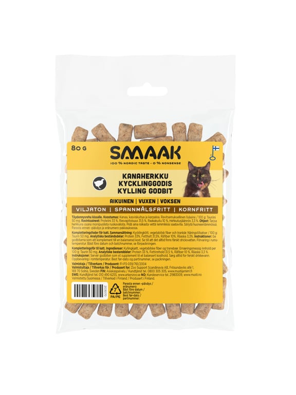 SMAAK gardumi kaķiem, vista, 80g