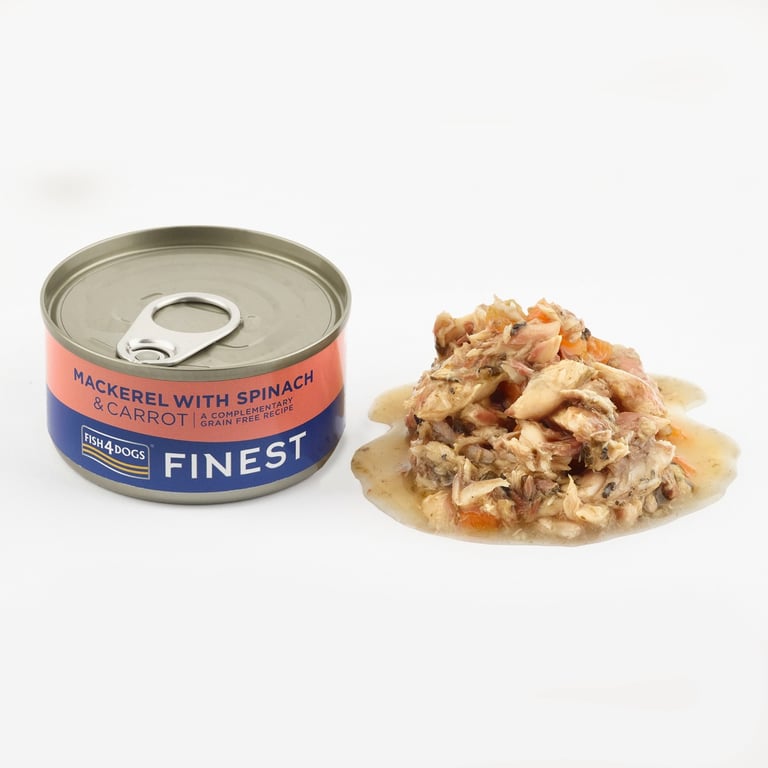 Fish4Dogs konserv koertele makrelli, porgandi ja spinatiga 85 g - Tootepilt 3