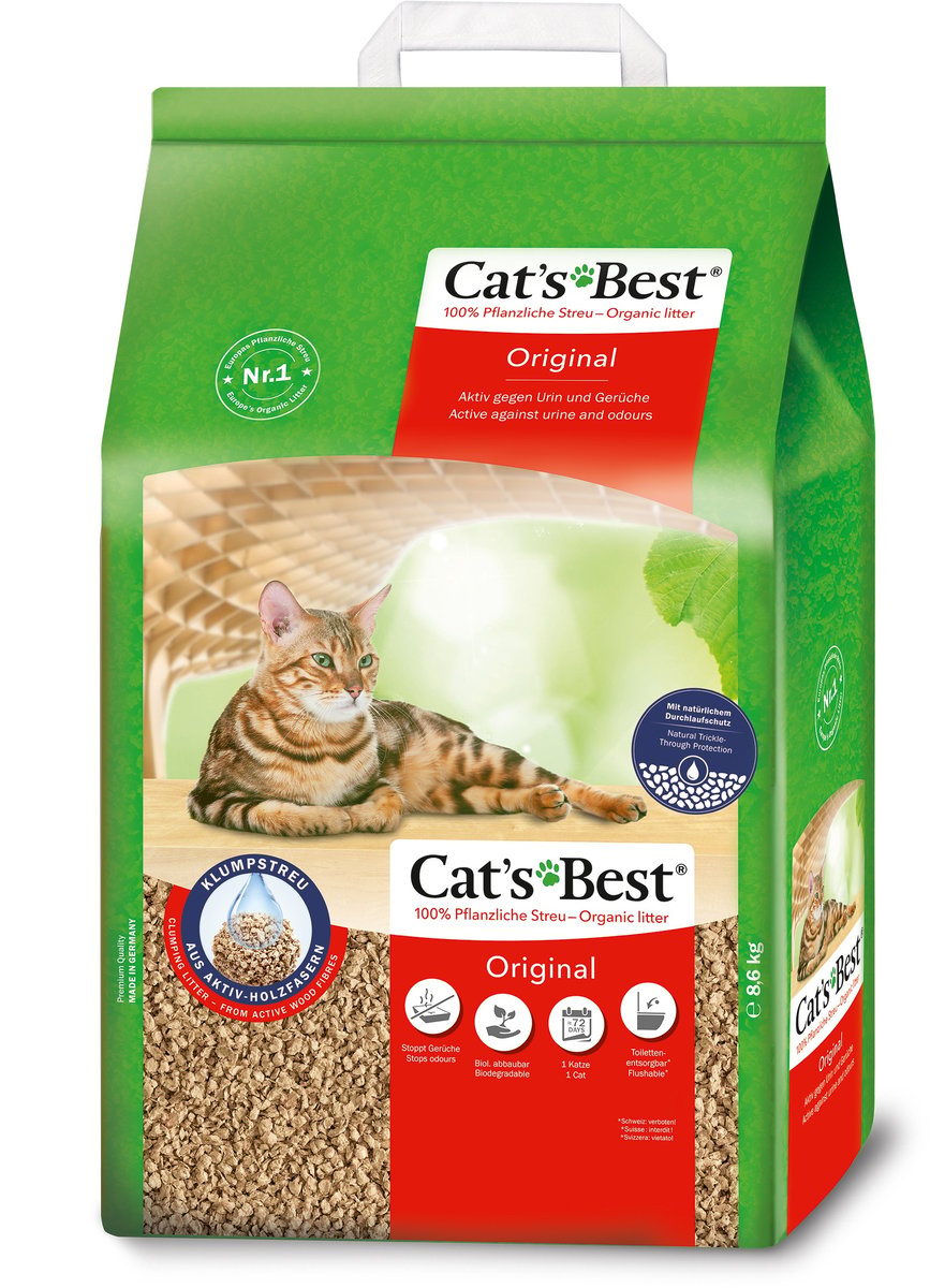 Cats Best Original kraikas katėms, 20 L, 8,6 kg -  1