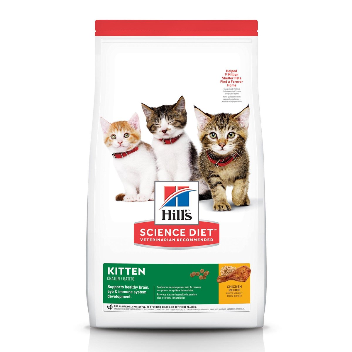 HILL'S SP Kitten sausā barība kaķēniem, vista, 7kg - Produkta attēls 1