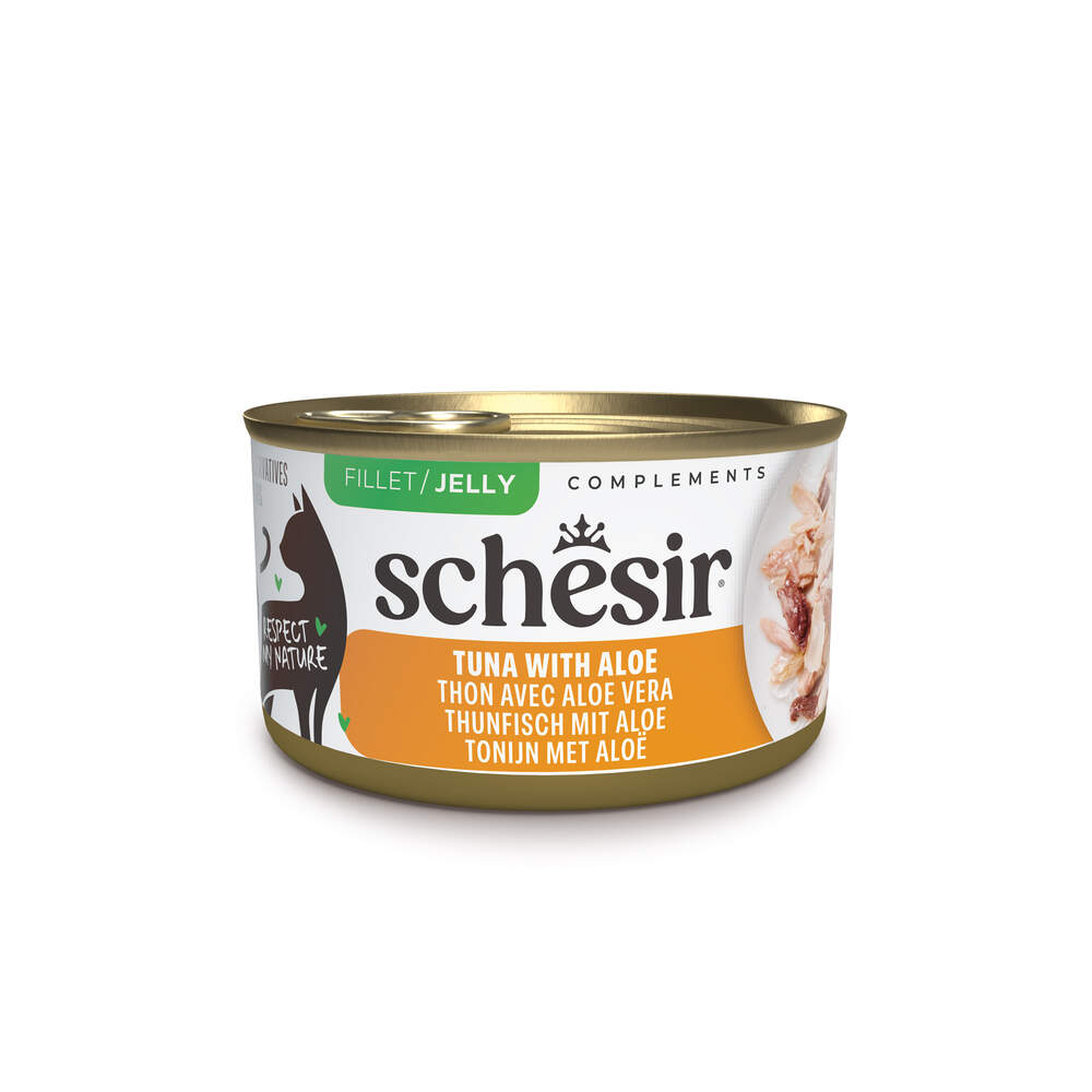 Schesir kassi konserv želees, tuunikala/aaloe, 70 g - Tootepilt