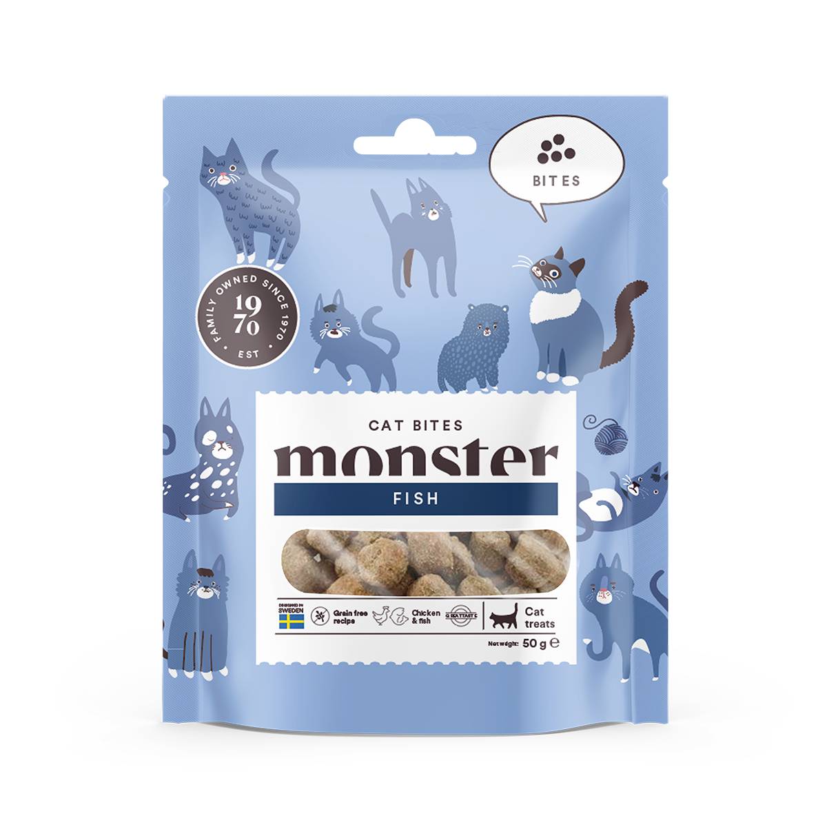 MONSTER CAT BITES KASSI MAIUS KALA 50G* - 