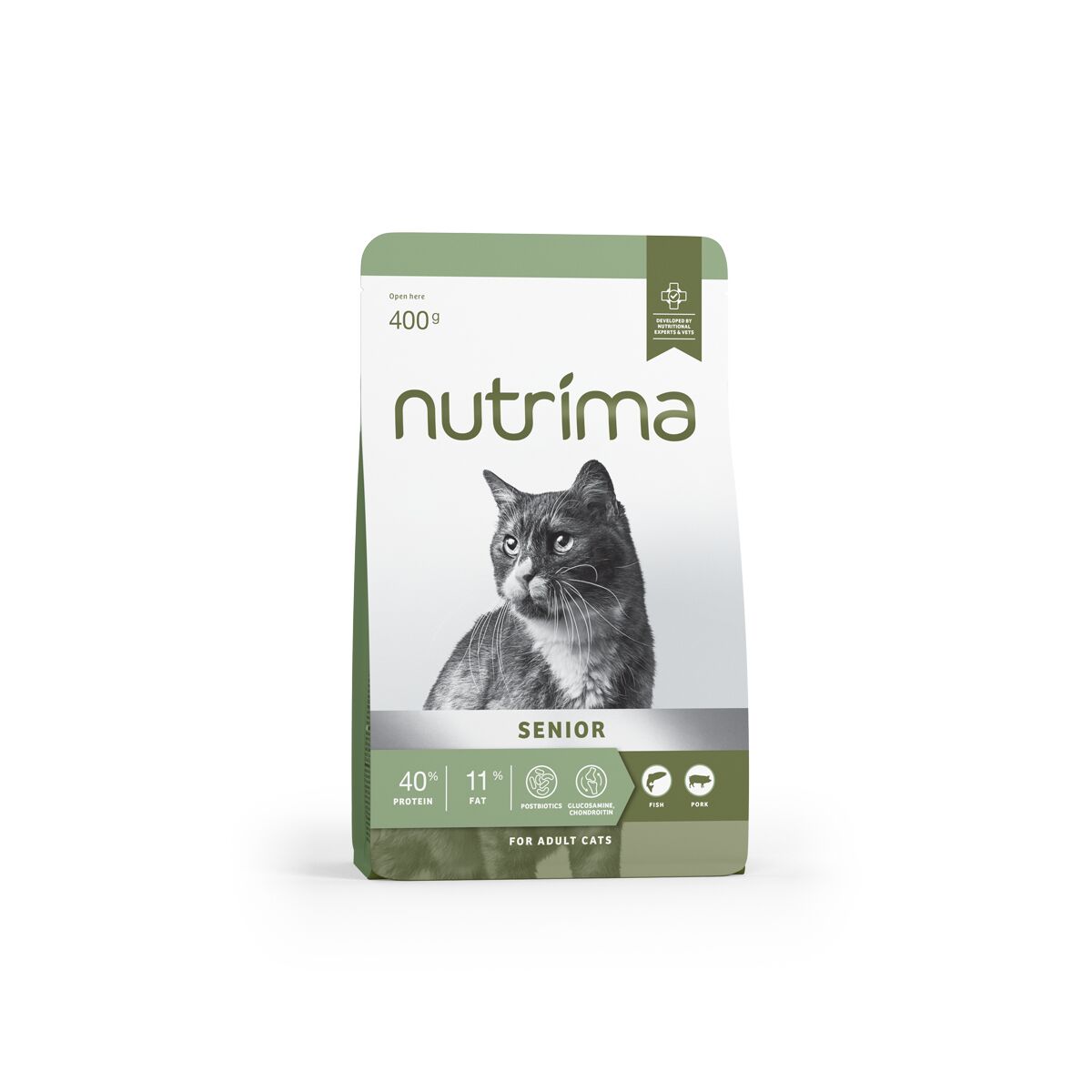 Nutrima Senior kassi kuivtoit, 400 g - Tootepilt