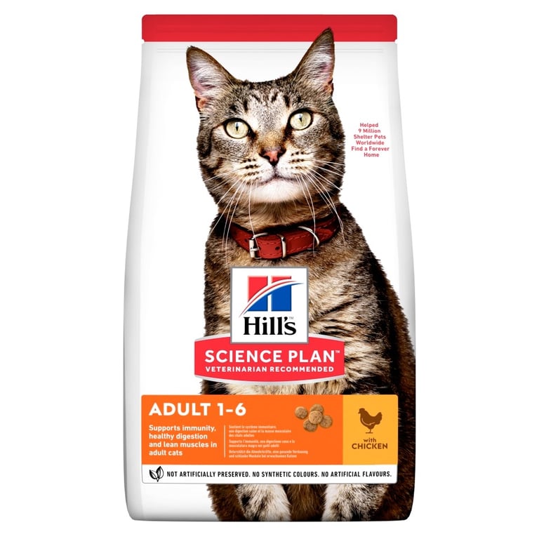 Hill’s SP Feline Adult Chickenmaistas katėms 10 kg -  2