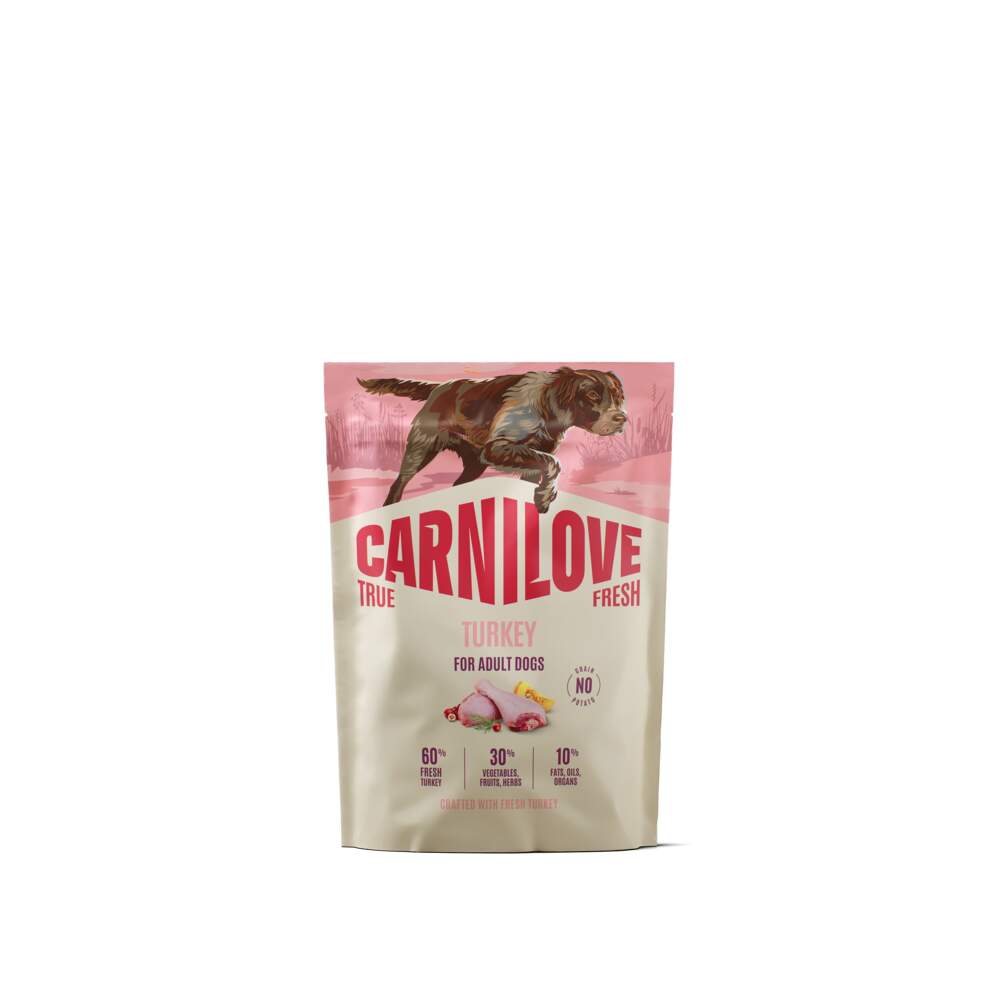 Carnilove True Fresh kuivtoit koerale, kalkun, 1,5 kg - Tootepilt