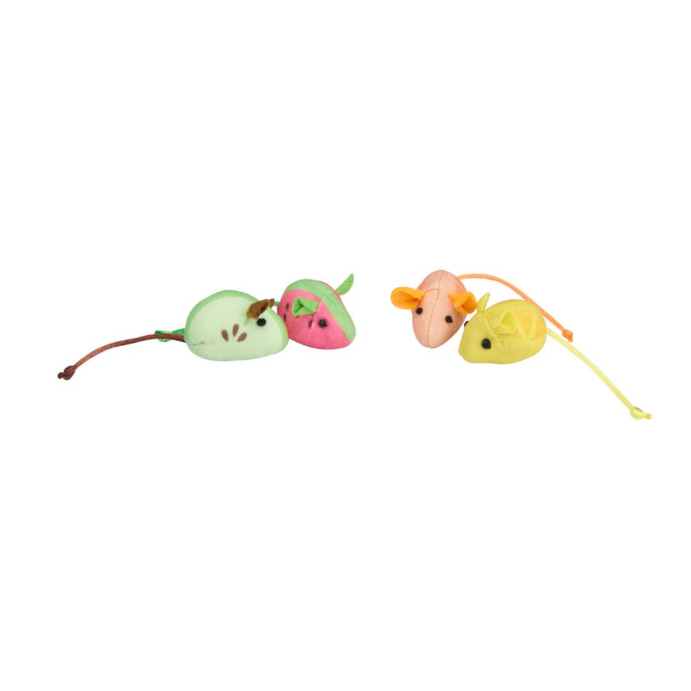 L&B JuicyVibes kassi mänguasi mini hiired 4-pakk - Tootepilt
