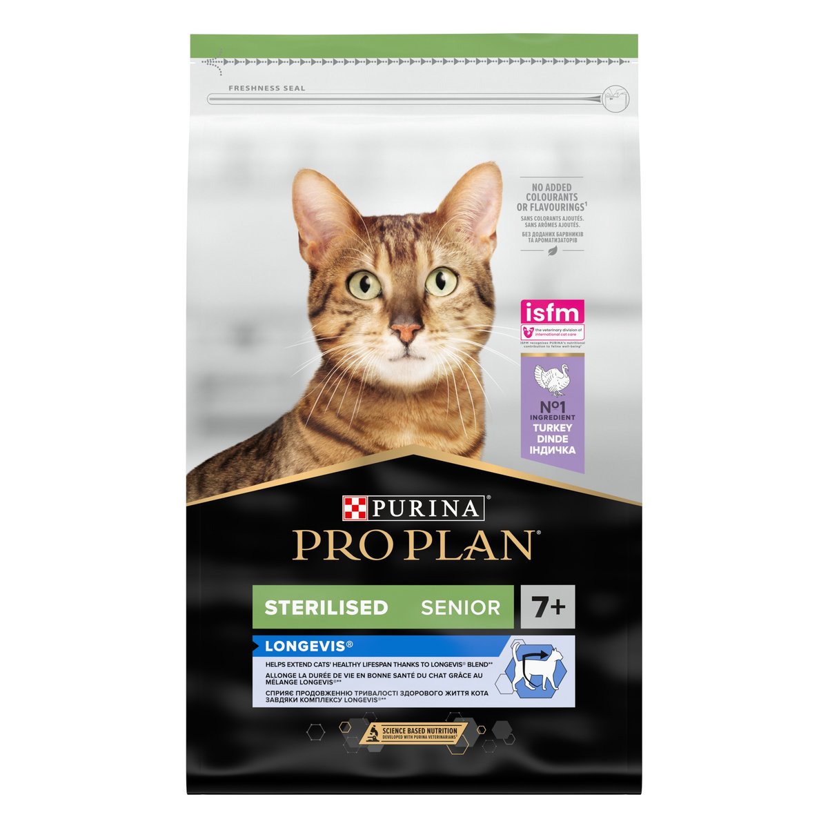 Purina PRO PLAN kassitoit LONGEVIS  7+ a, 10 kg - Tootepilt
