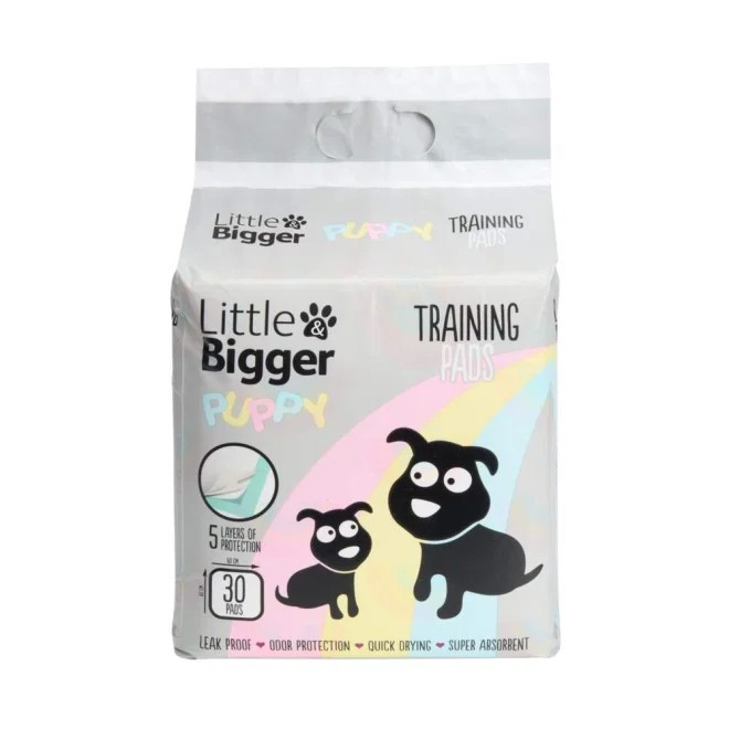L&B Puppy Basics vienkartinės palutės, 30vnt, 60x60cm - 