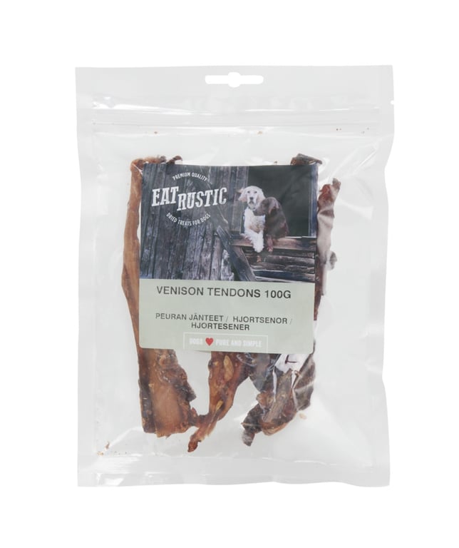 Eat Rustic natūralus kramtomas užkandis šunims – elnio sausgyslės,100g
