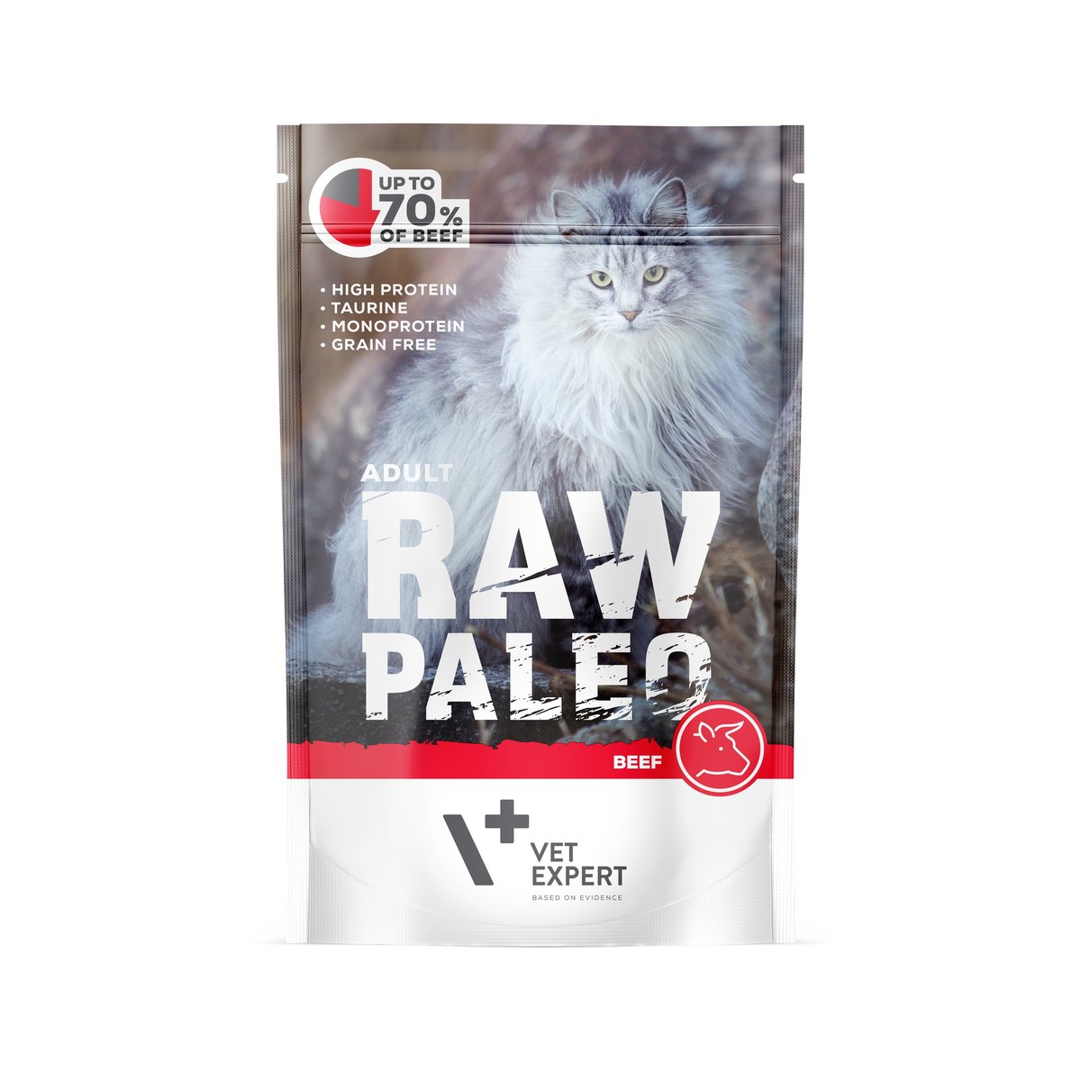 Raw Paleo Adult Cat guliašas katėms su jautiena, 100 g -  1