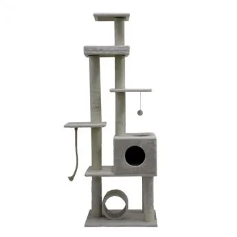 L&B Quadric kraapimispuu 45x60x176 valge - Tootepilt