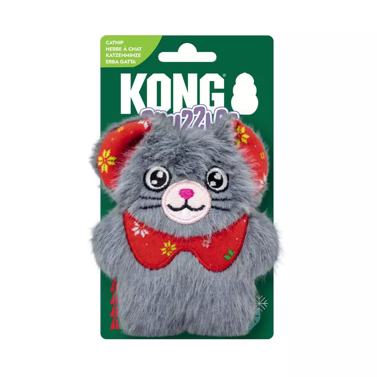 KONG Holiday Snuzzles kassi mänguasi, hiir - Tootepilt 1