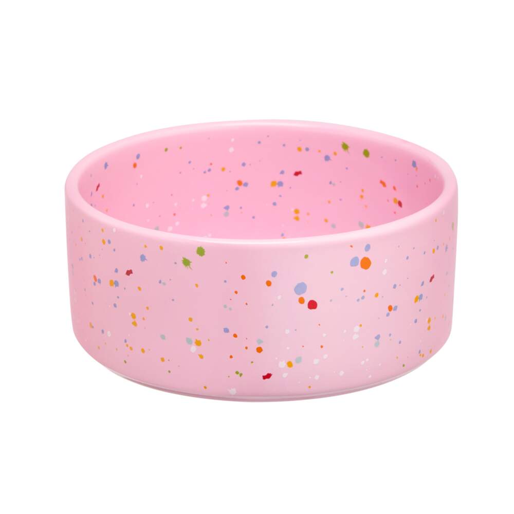 L&B XOXO keraamiline kauss Confetti  heleroosa 12 cm - Tootepilt