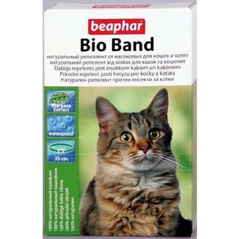 Beaphar Bio Band kaelarihm kassidele putukavastane 35 cm - Tootepilt