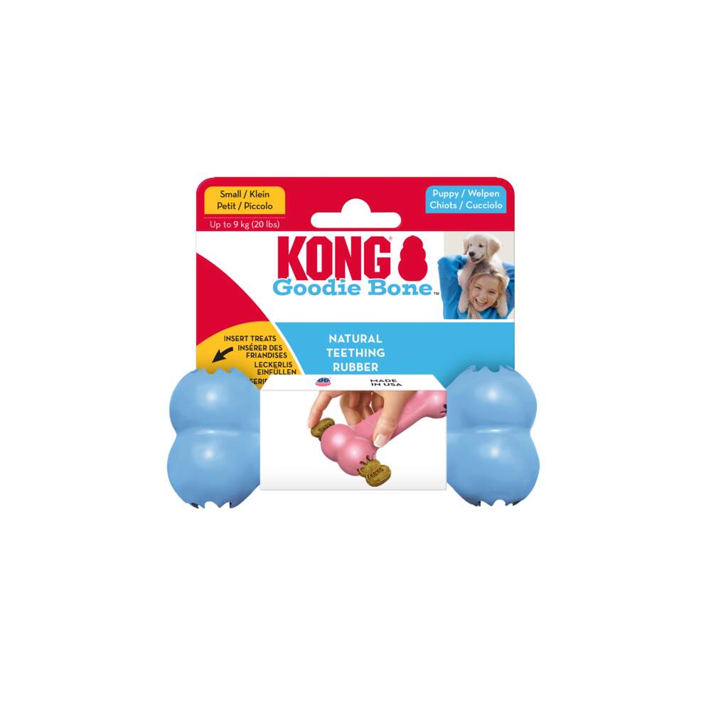 KONG GOODIE BONE ŽAISLAS ŠUNIUKAMS, S DYDŽIO, ĮVAIRIŲ SPALVŲ - 
