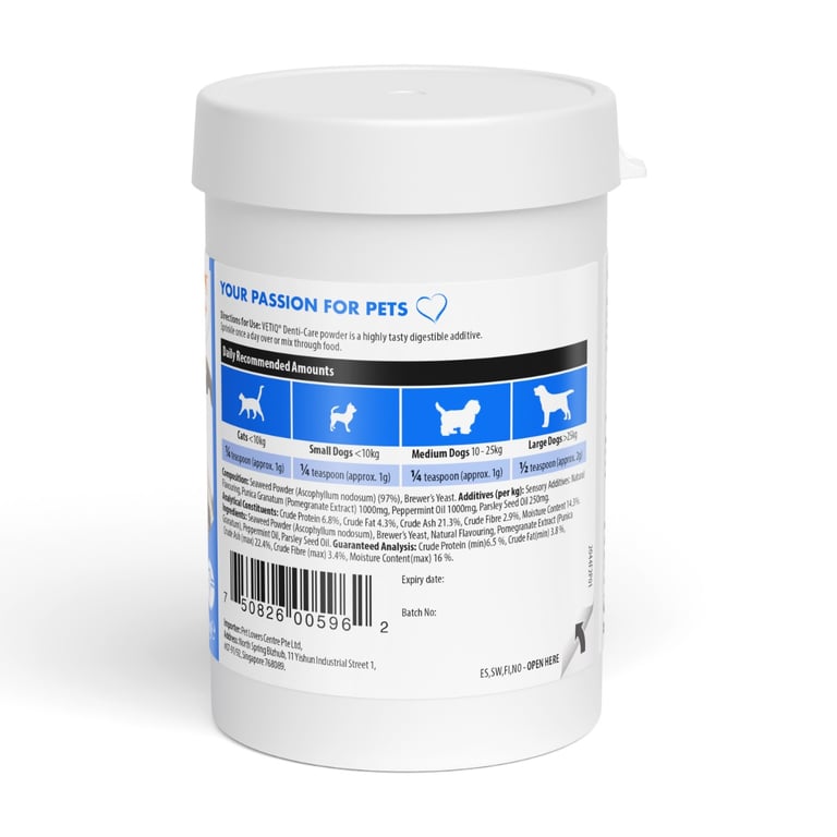 VETIQ Denti-Care dantų priežiūros milteliai, 60 g -  3