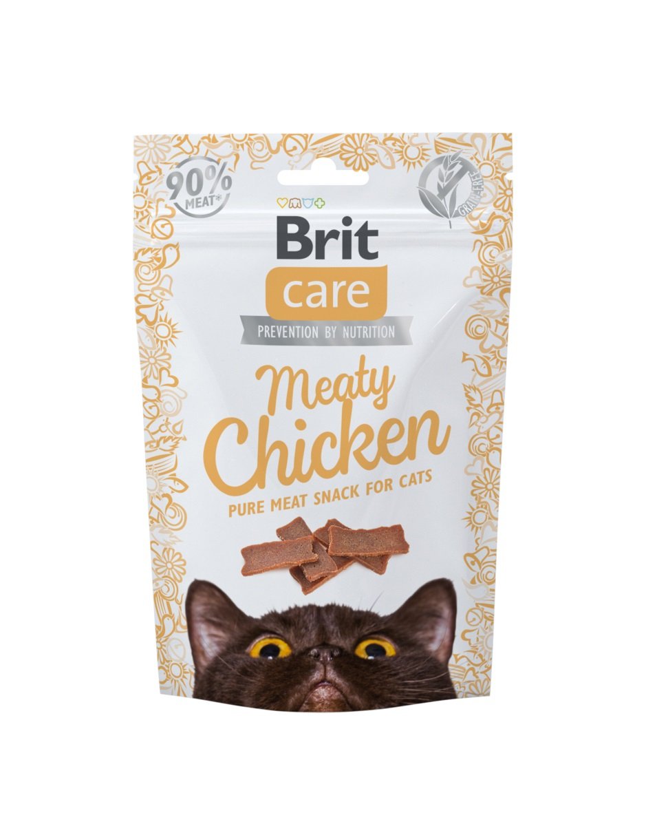 Brit Care Meaty skanėstai katėms su vištiena, 50 g - 