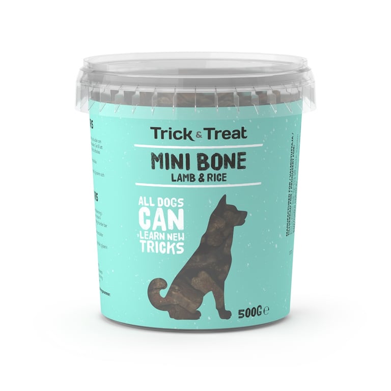 Trick&Treat Mini Bone treeningmaius koerale, lammas/riis, 500 g