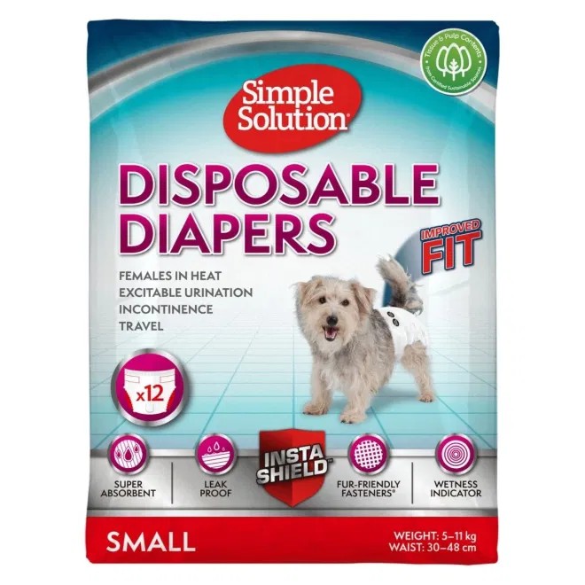 Simple Solution ühekordsed mähkmed emastele koertele S - Tootepilt