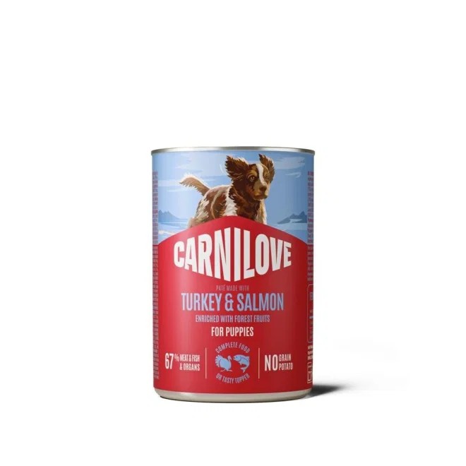 Carnilove konserv kutsikale, lõhe/kalkun, 400 g - Tootepilt