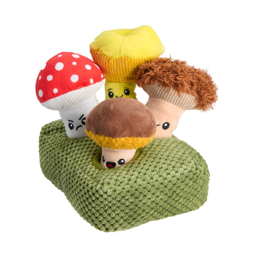 Little&Bigger Mushroom Love Dig-a-Mushroom puzles rotaļlieta suņiem - Produkta attēls