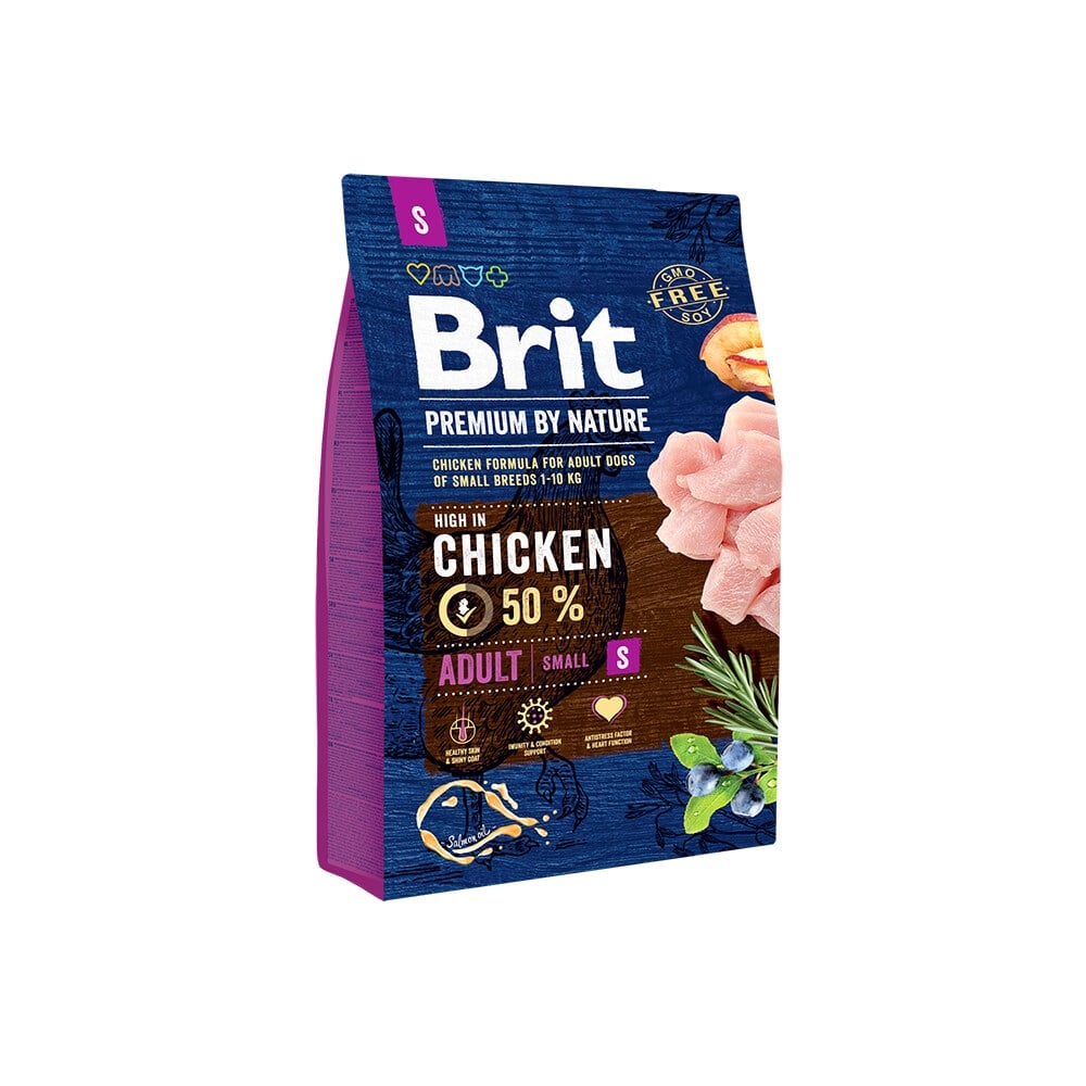 BRIT PREMIUM KOERA TÄISSÖÖT S KANA 3KG* # - Tootepilt