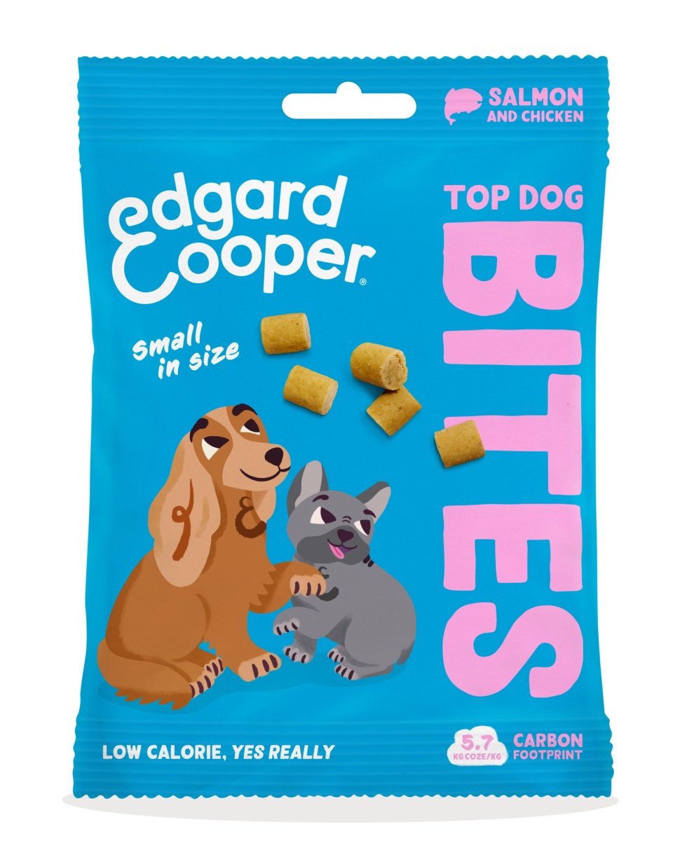 Edgard Cooper Bites maius väikestele koertele, lõhe/kana, 50 g - Tootepilt