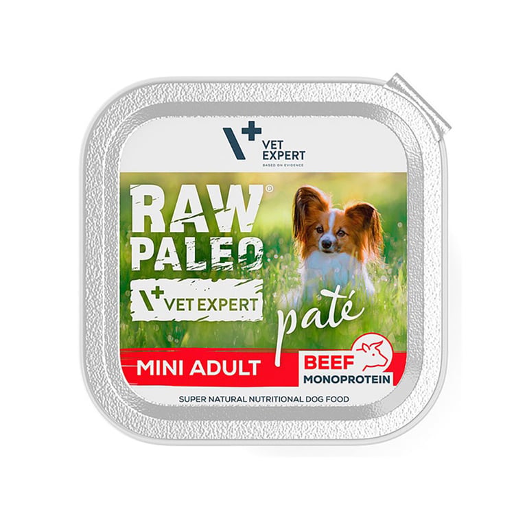 Raw Paleo Pate Mini Adult paštetas šunims su jautiena, 150 g