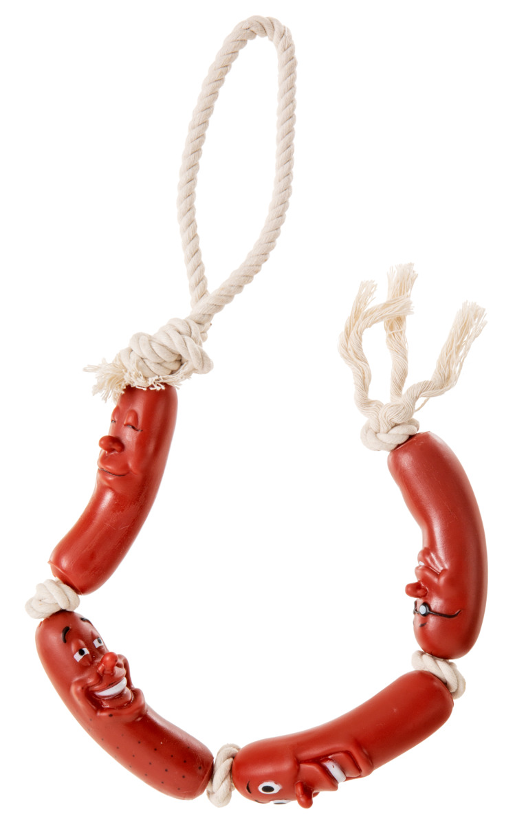 Little & Bigger žaislas šunims – dešrelės su virve, 60 cm - 