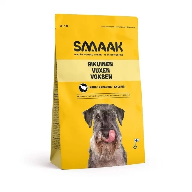 Smaak kuivtoit koerale, kana, 2 kg