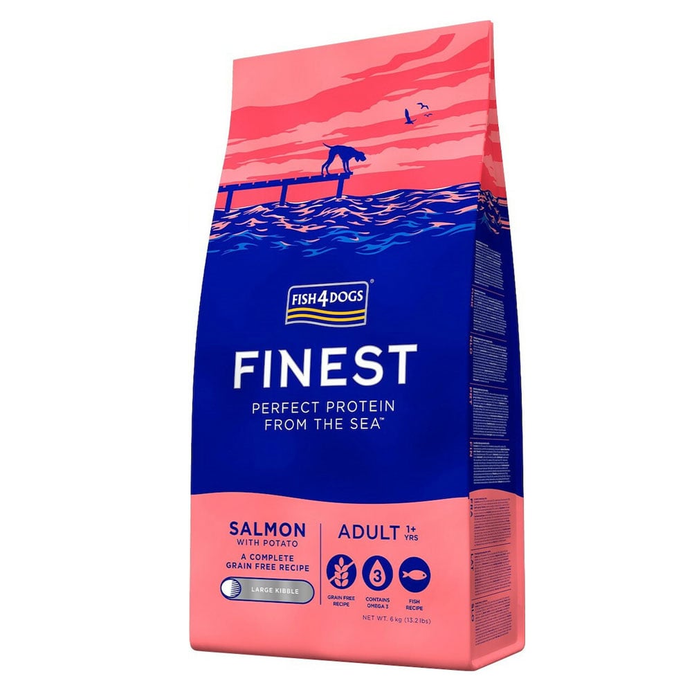 Fish4Dogs Large kuivtoit täiskasvanud koertele lõhega 1,5 kg - Tootepilt 1