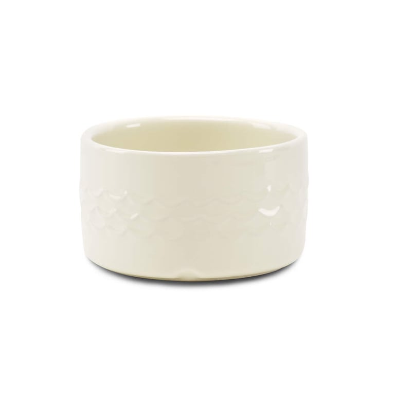 Scruffs Icon keramikas bļoda suņiem, 15 cm, bēša