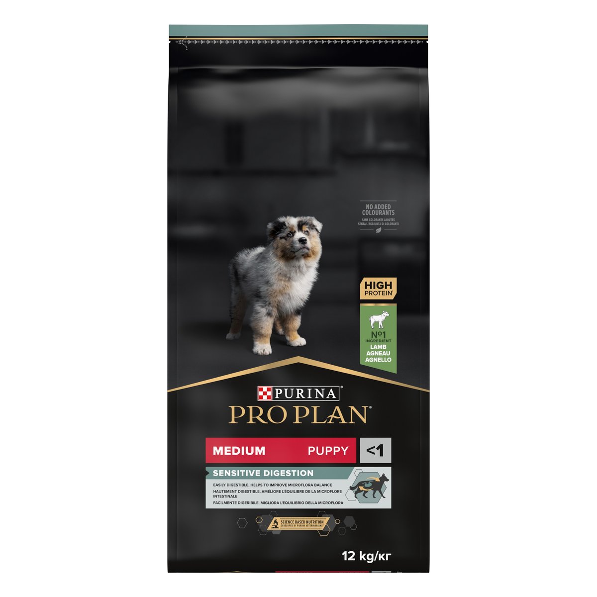 Purina PRO PLAN Medium Puppy Sensitive Digest with OPTIDIGEST®, 12kg - Tootepilt