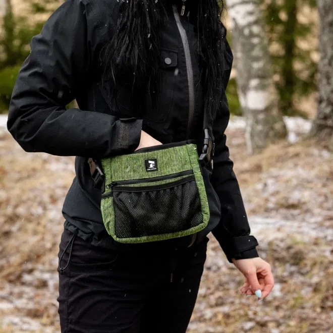 Feel Active Treat Bag Eco kārumu soma suņiem, zaļa - Produkta attēls 4