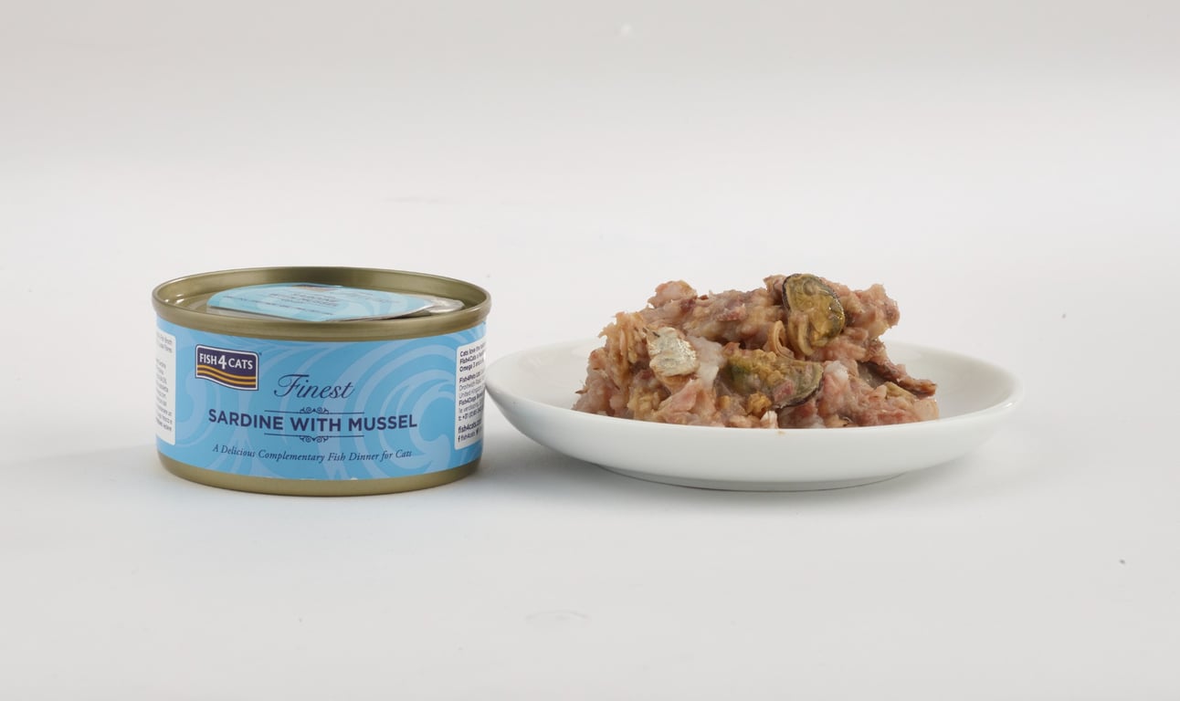 F4C KONSERVAI KATĖMS SU SARDINĖMIS IR MIDIJOMIS, 70G -  6