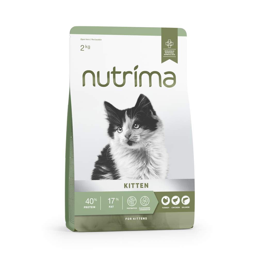Nutrima Kitten sausā barība kaķēniem, tītars, 400g - Produkta attēls
