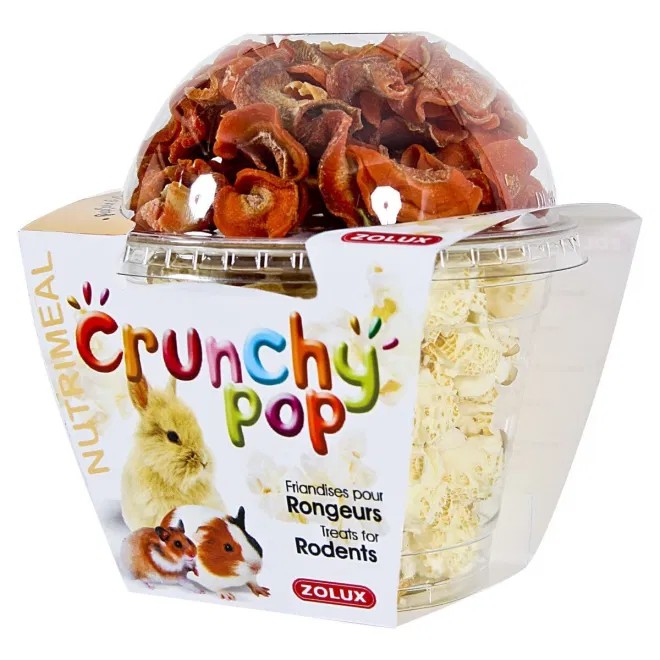 Zolux Crunchy näriliste maius porgandi ja popkorniga,  200 g - Tootepilt
