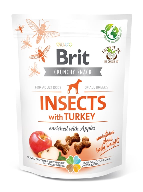 Brit Care Cracker koera maius, putukad/kalkun/õun, 200 g - Tootepilt 2