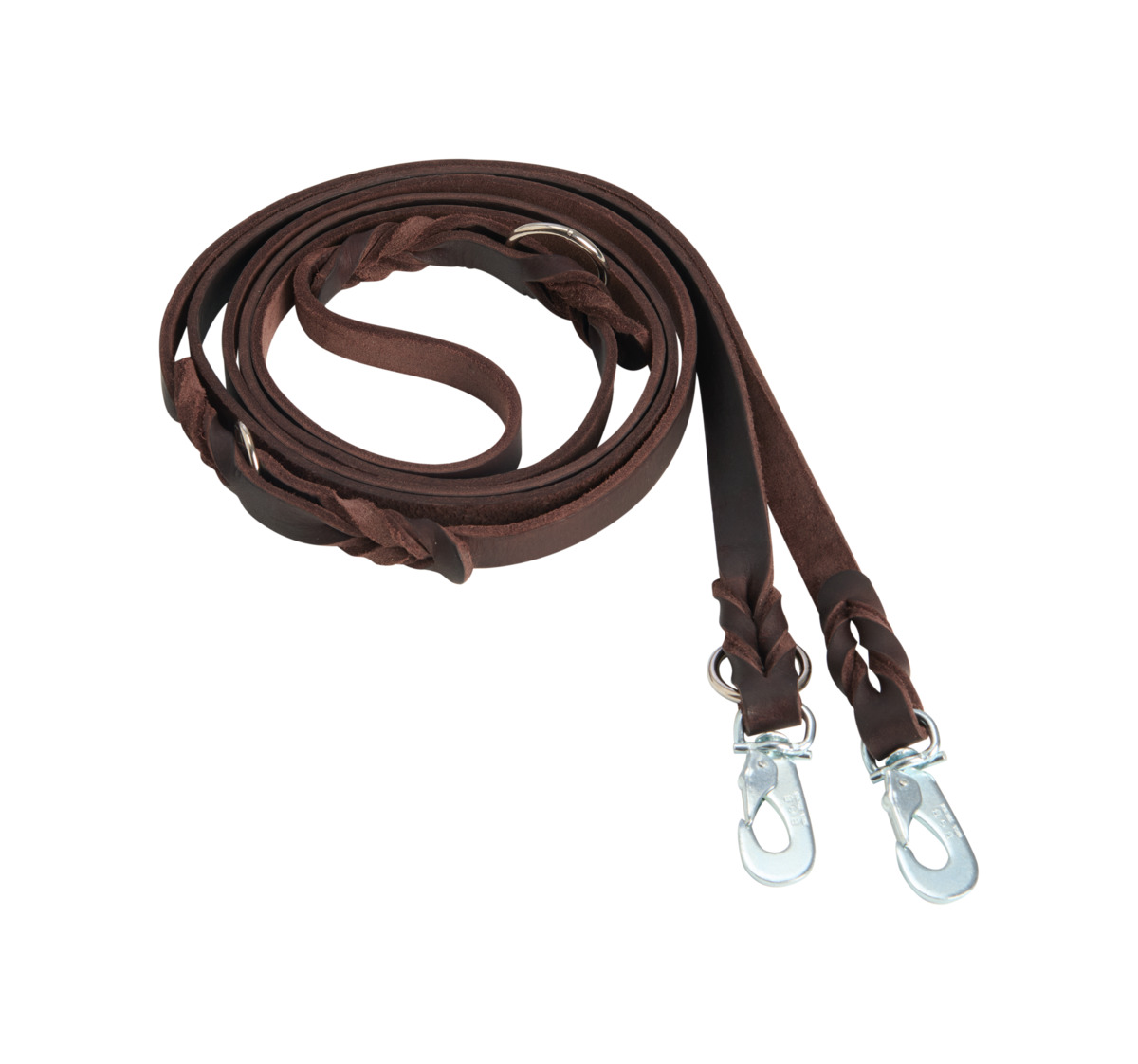 FEEL LEATHER Multifunkcionālā pavada suņiem, 2,2 x 300 cm, brūna - Produkta attēls