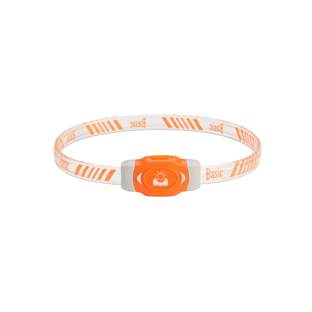 Basic Transparent Multicolor LED kaklasiksna, 1,5 x 50cm, oranža - Produkta attēls