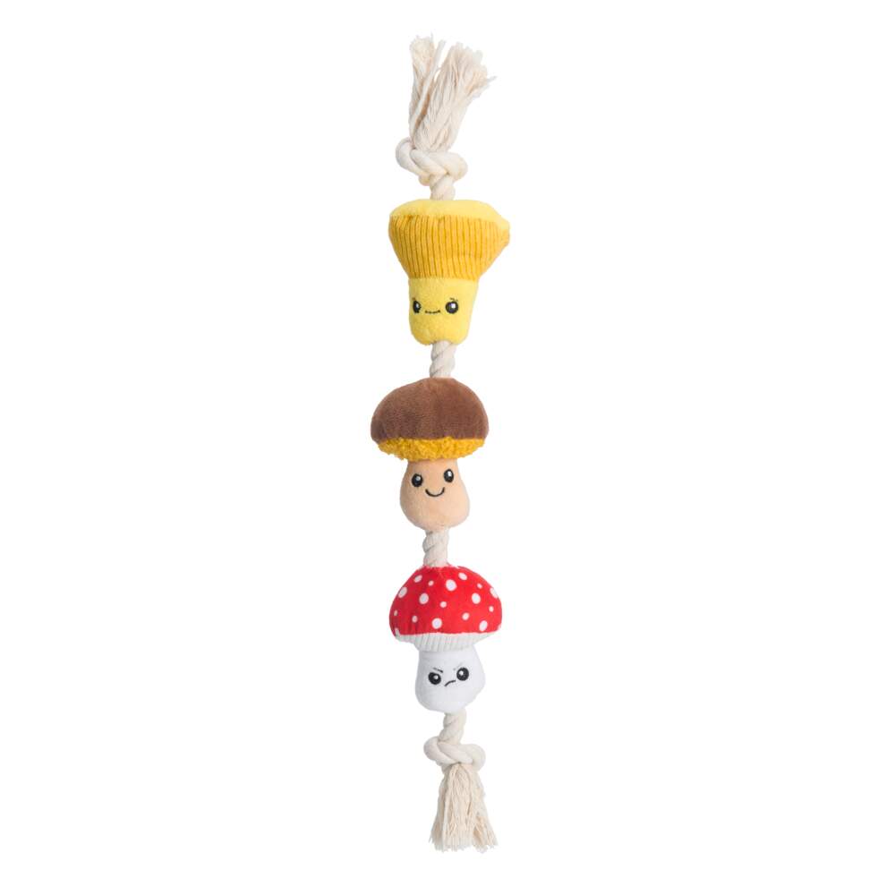 Little&Bigger Mushroom Love Mushrooms virtene, rotaļlieta suņiem - Produkta attēls