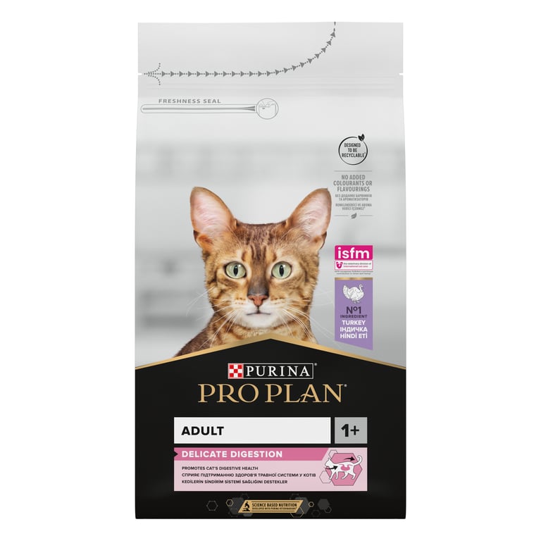 Pro Plan Delicate sausas maistas katėms su kalakutiena, 1,5 kg